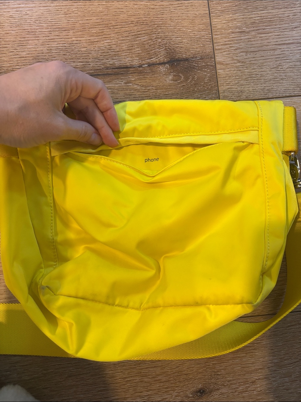 lululemon athletica Yellow Nylon Crossbody Bag - Picture 8 of 9
